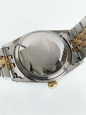 Rolex Datejust Two Tone Gold & Steel Red Dial 36mm Automatic Men’s Watch