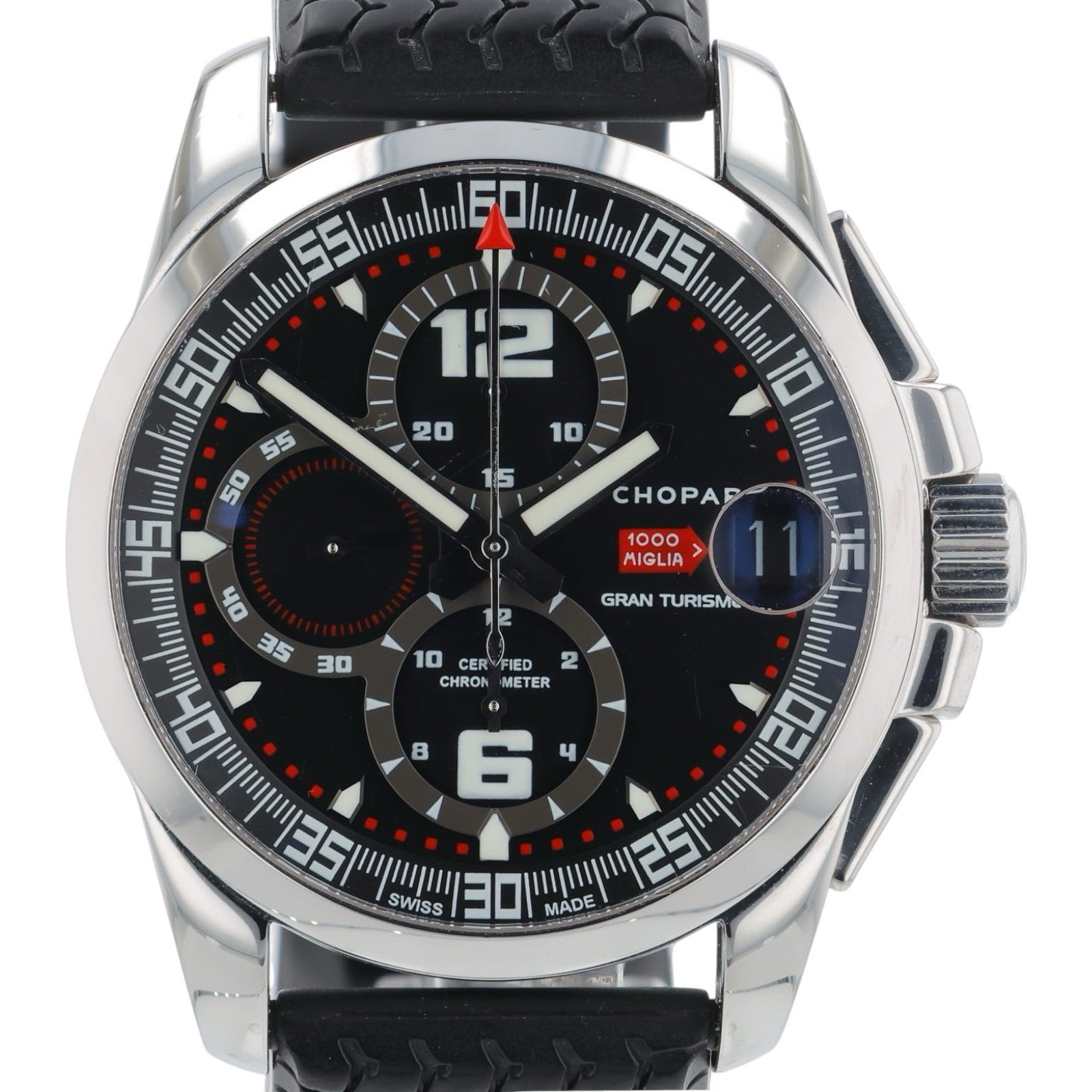 Chopard Mille Miglia Stainless Steel Black Dial 44mm Auto Mens Watch 16/8459