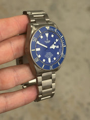 Tudor Pelagos Date Blue Dial Titanium Automatic Men's Watch 25600TB - Watch Only