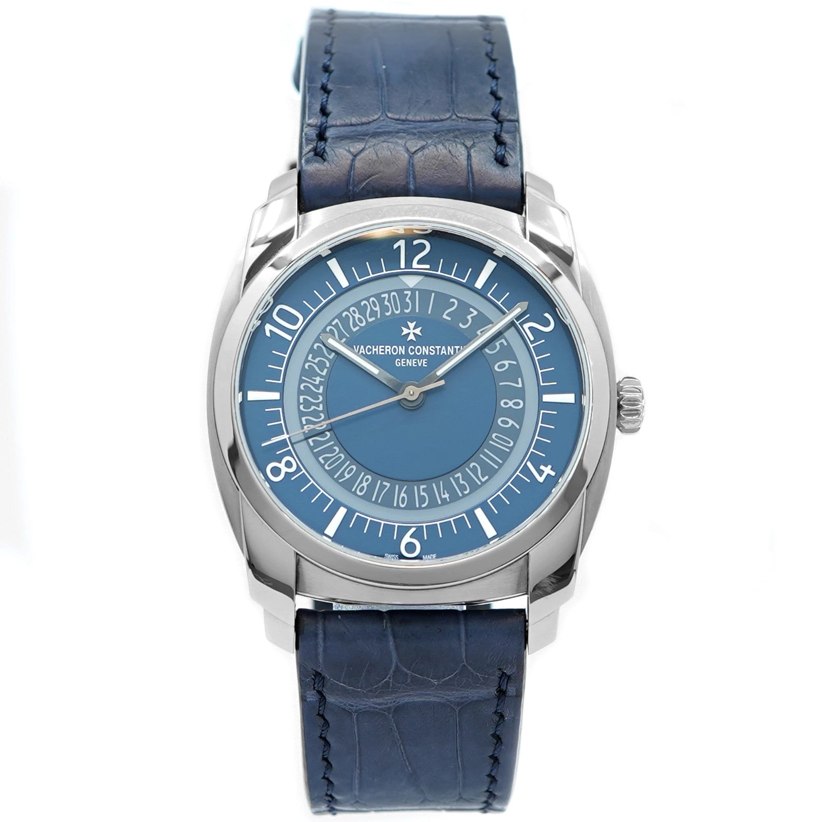 Vacheron Constantin Quai de l'Ile Steel Auto 41mm Blue Watch 4500S/000A-B364