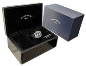 Frank Muller Master Banker 18k White Gold Blue Dial 34mm Automatic Watch 6850MB