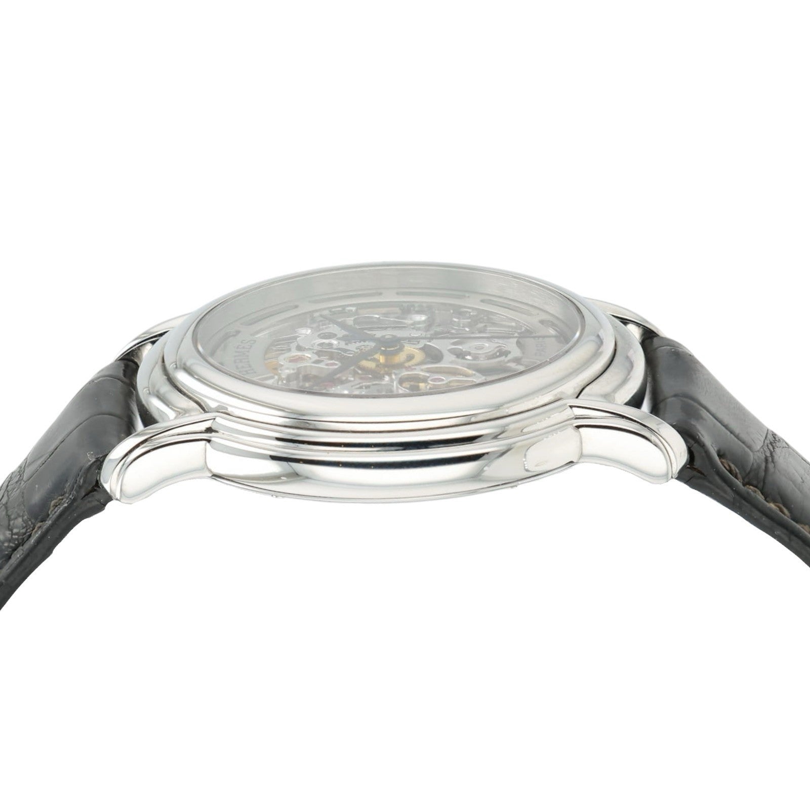 Hermes Sesame Skeleton Dial Stainless Steel 36mm Automatic Men’s Watch SM1.710