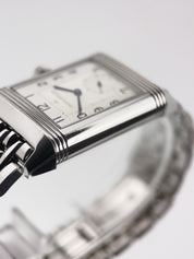 Jaeger-LeCoultre Reverso Steel Black & Silver Dial 26mm Manual Watch 272.8.54