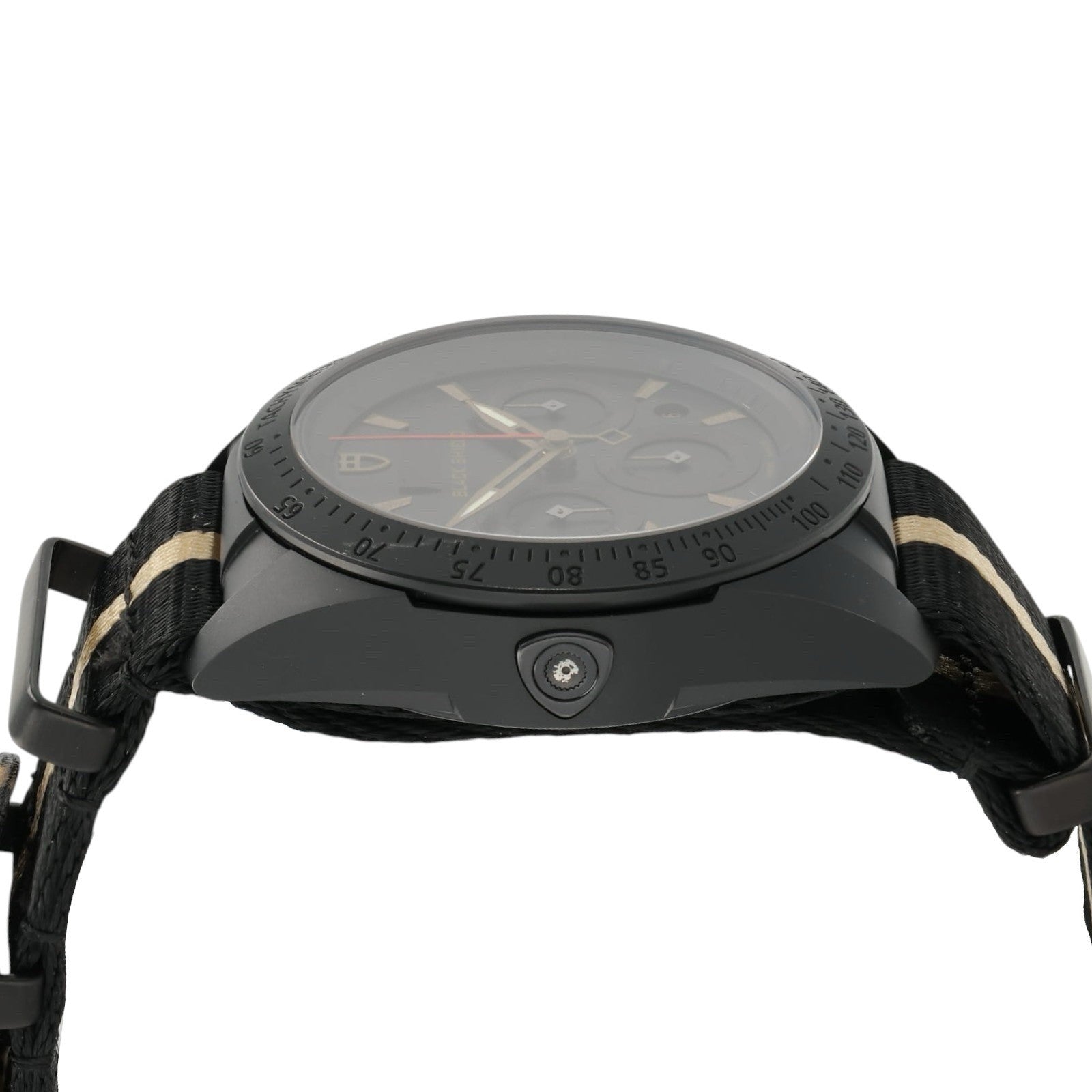Tudor Blackshield Chronograph Black Dial Ceramic 42mm Automatic Mens Watch 42000