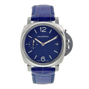 Panerai Luminor Due Stainless Steel Blue Dial 38mm Automatic Mens Watch PAM01273