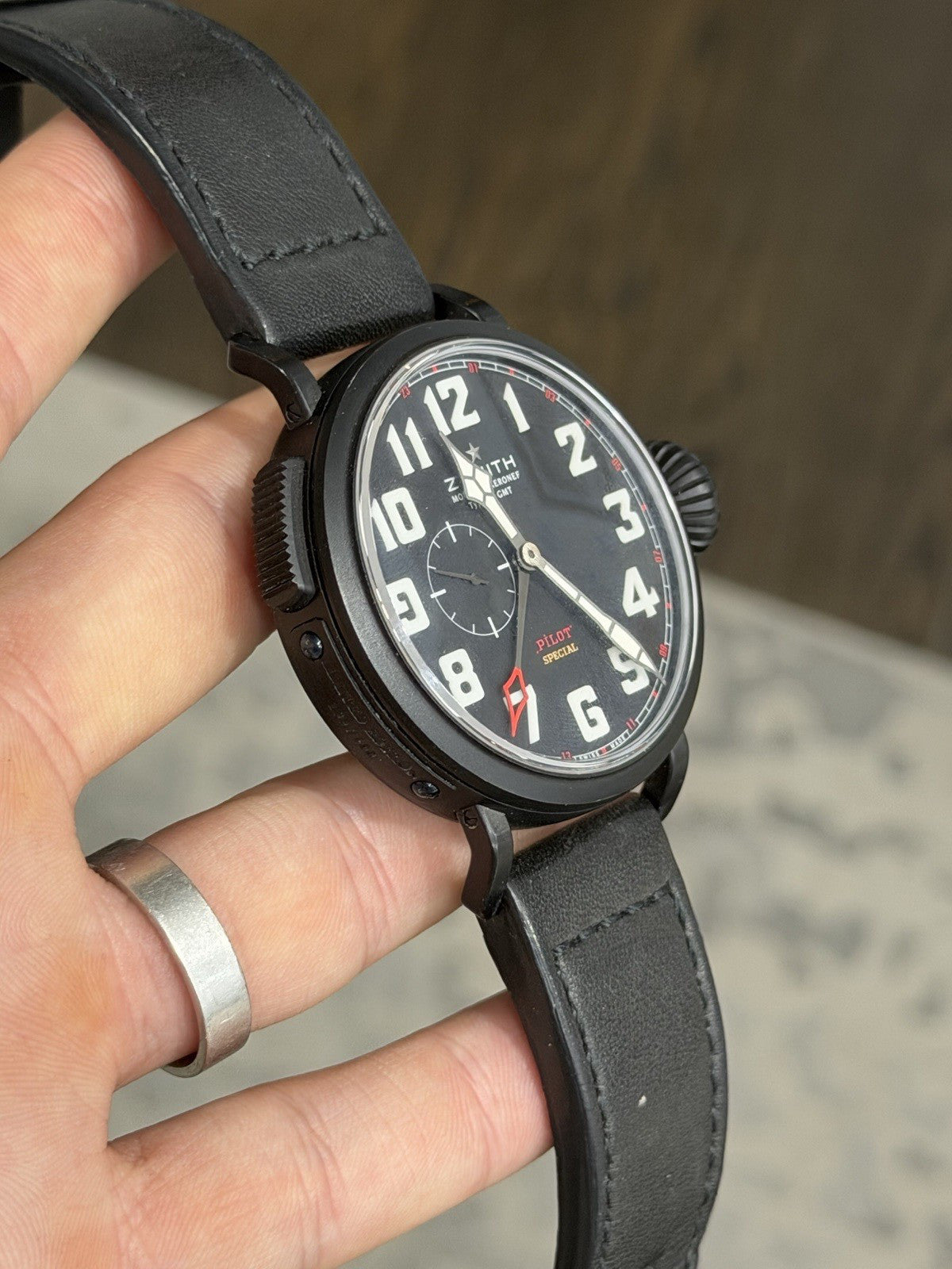 Zenith Special Pilot Type 20 96.2430.693 45mm Black Dial Watch - FOR PARTS