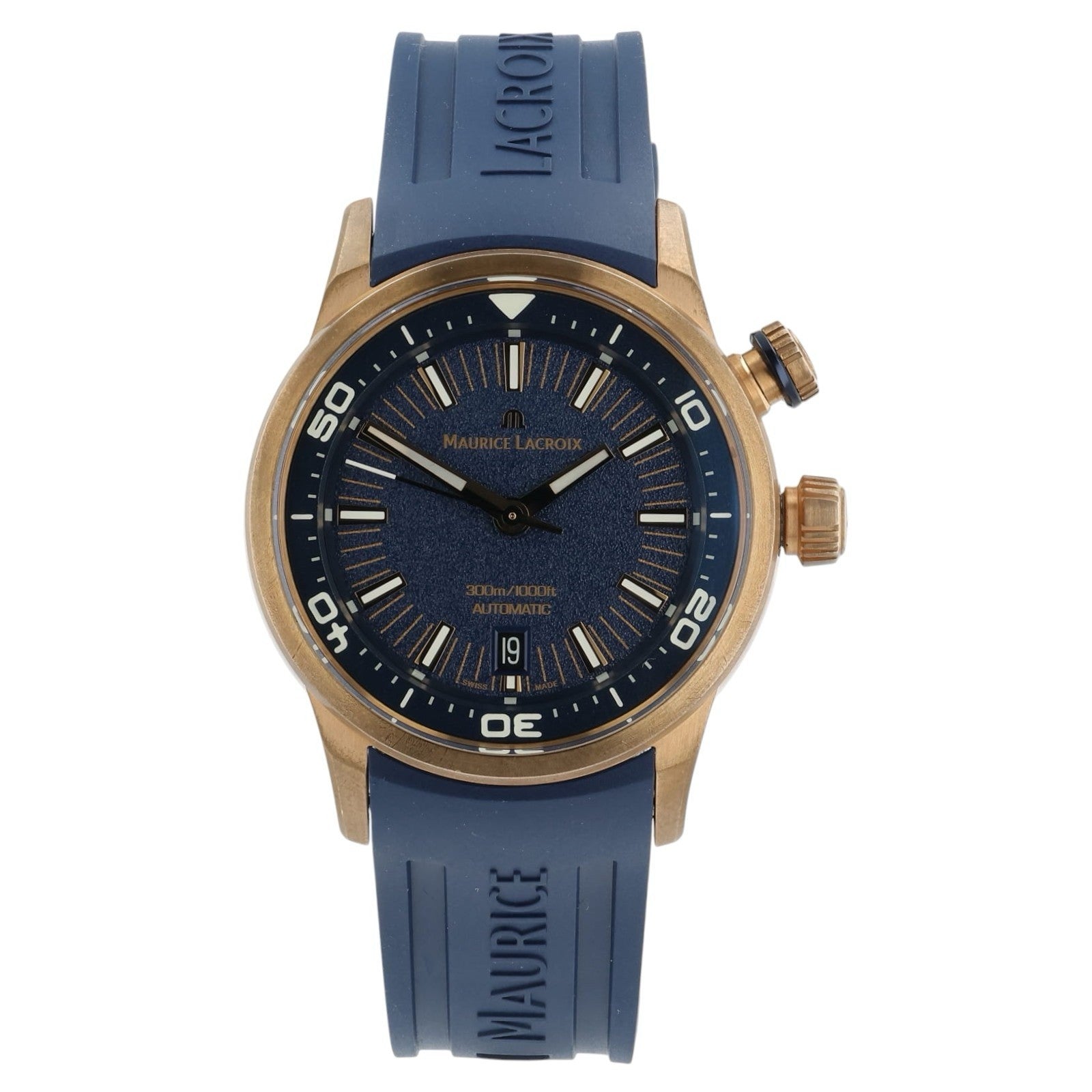 Maurice Lacroix Pontos Blue Dial Bronze 42mm Automatic Movement Men’s PT6248