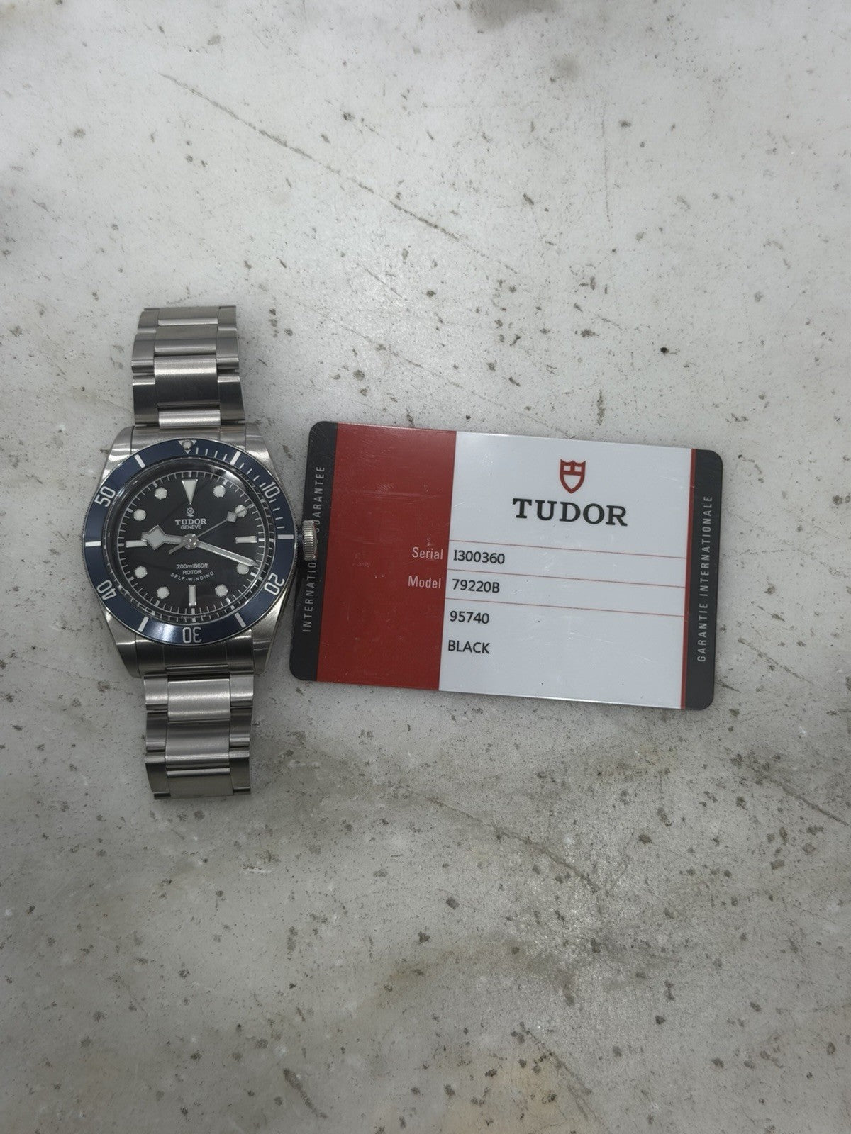 2014 Tudor Heritage Black Bay Steel Black Dial 41mm Automatic Men’s Watch 79220B