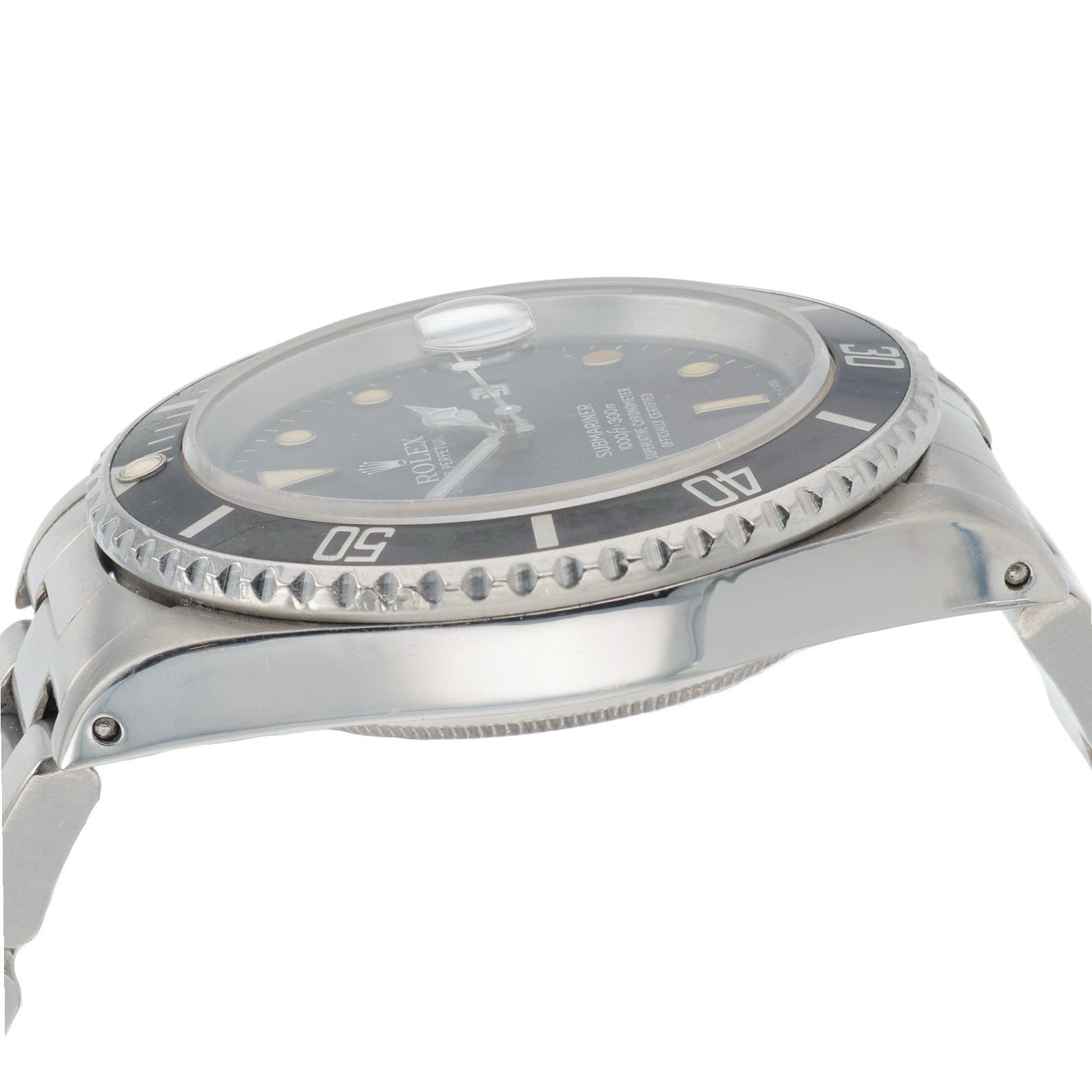 Rolex Submariner Date Stainless Steel Black Dial 40mm Automatic Mens Watch 16610