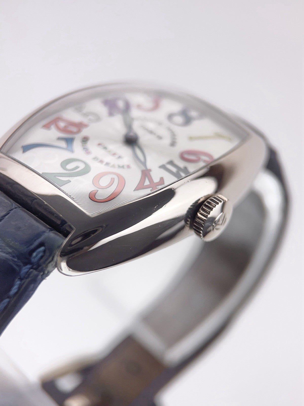 Franck Muller Crazy Hour Color Dreams 18k White Gold 31mm Men's Watch 5850CH