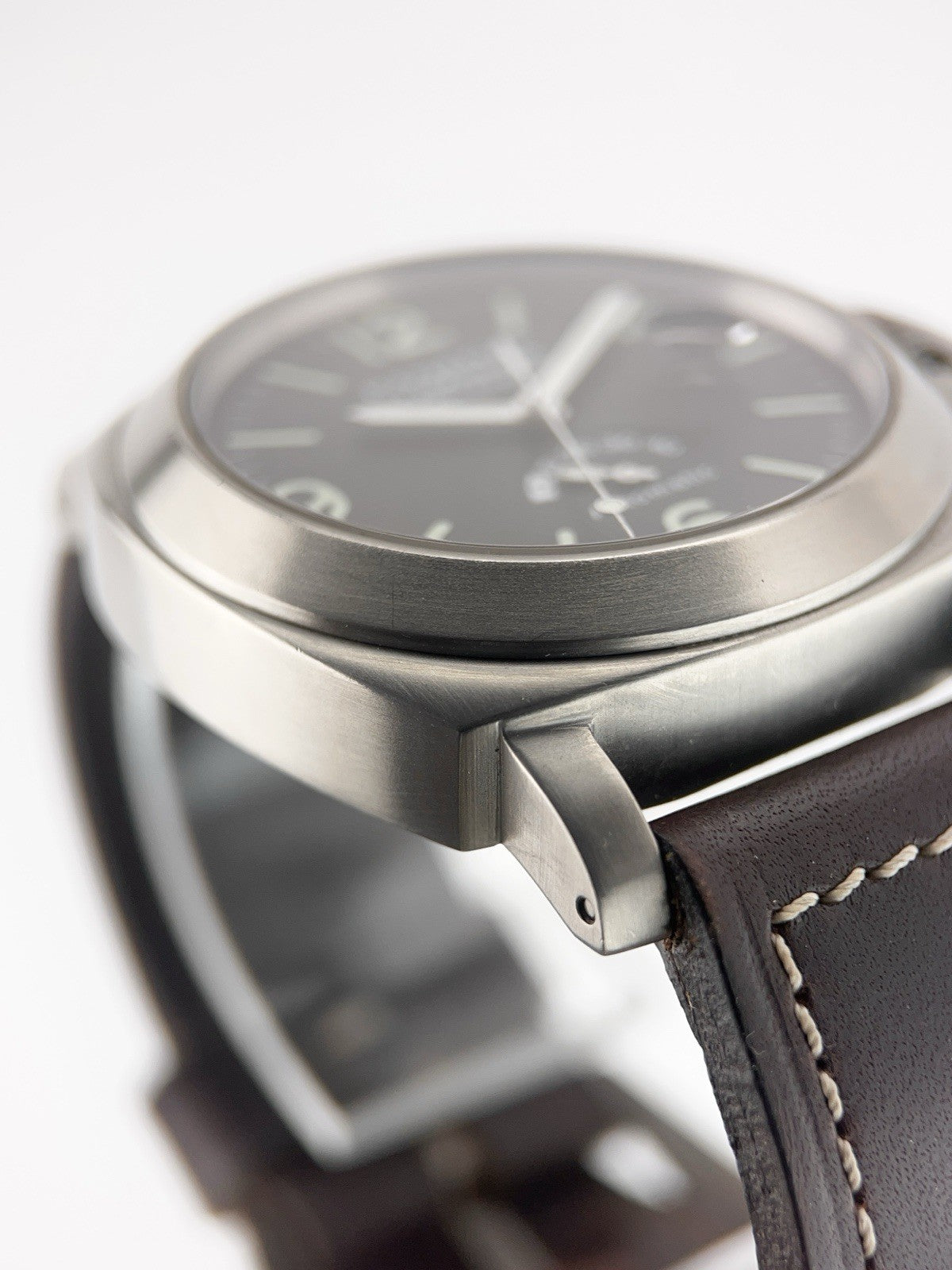 Panerai Luminor Power Reserve Titanium Black Dial 44mm Automatic Mens PAM00057