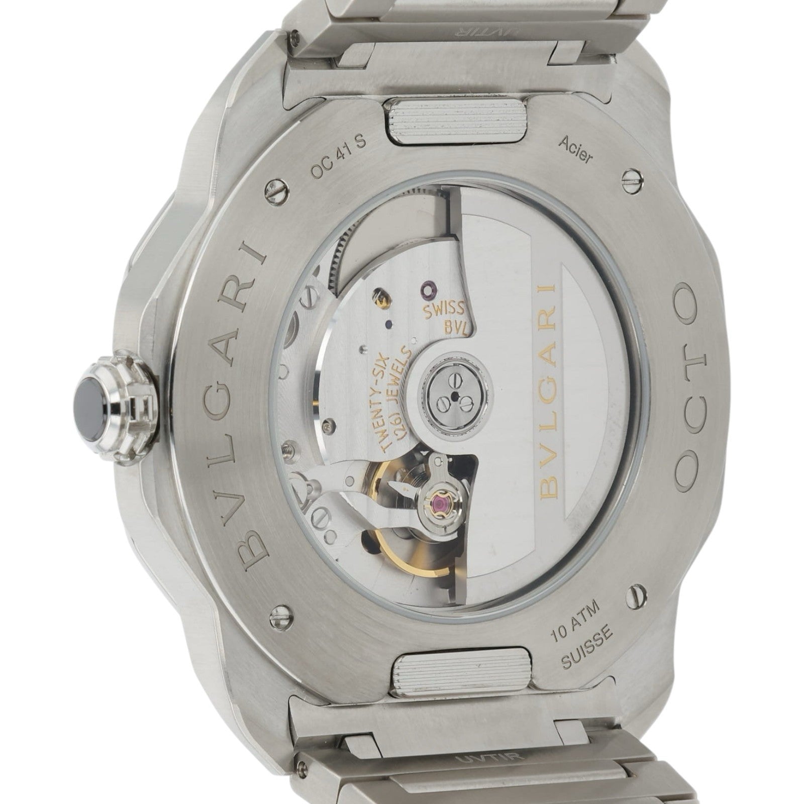 Bulgari Octo Stainless Steel Blue Dial 41mm Automatic Movement Mens Watch 103739