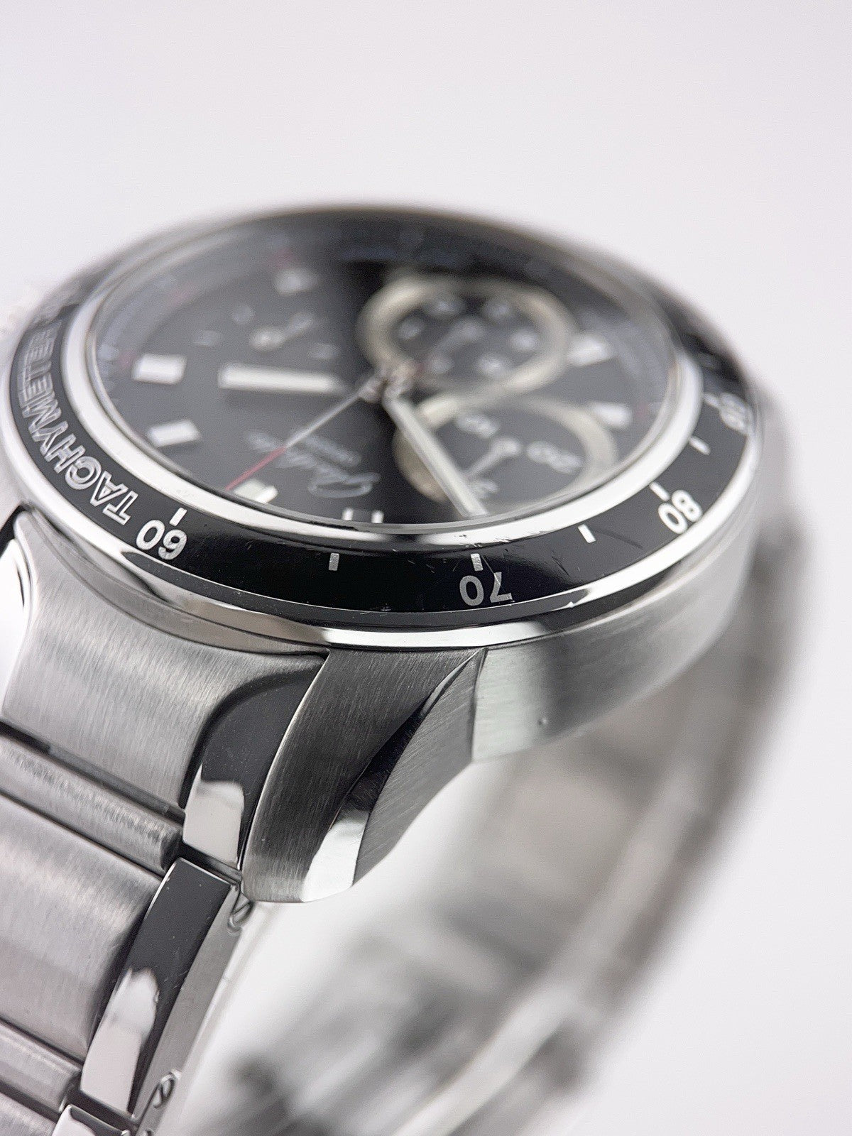 Glashutte Original Sport Steel Black Dial 42mm Automatic Mens 39-31-43-03-14