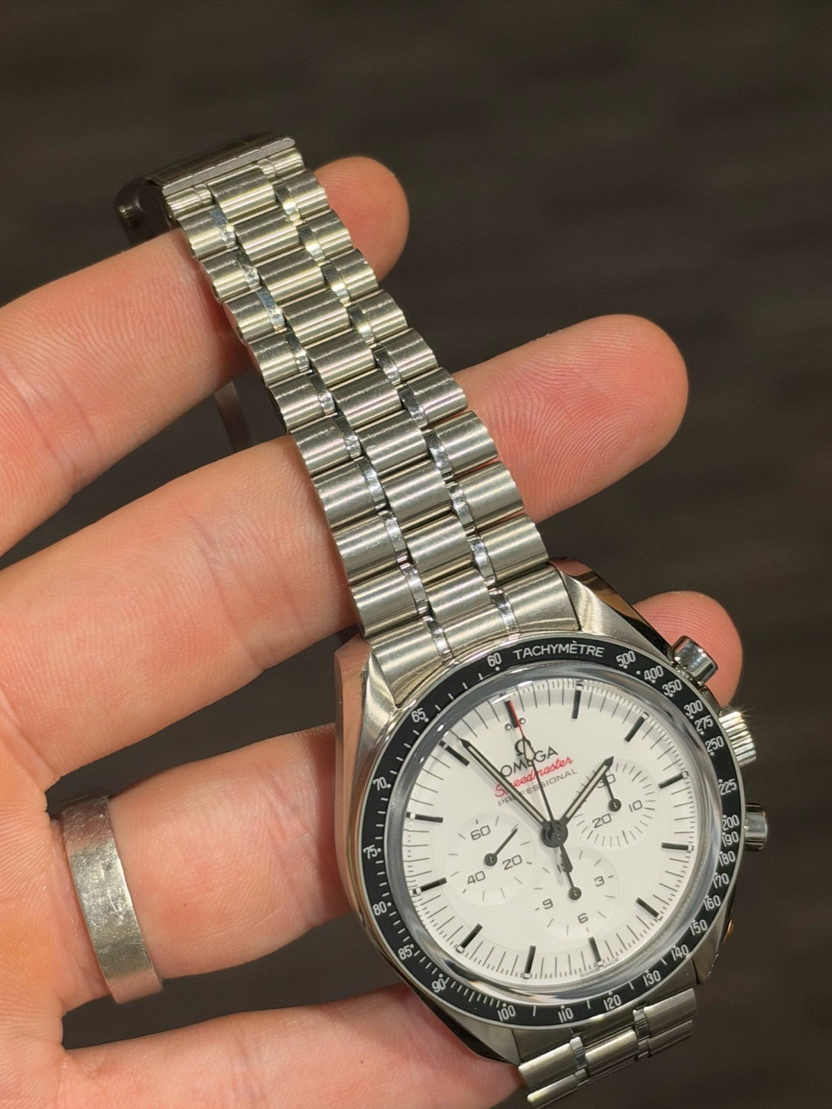 2025 Omega Speedmaster White Dial 42mm Manual Wind Watch 310.30.42.50.04.001