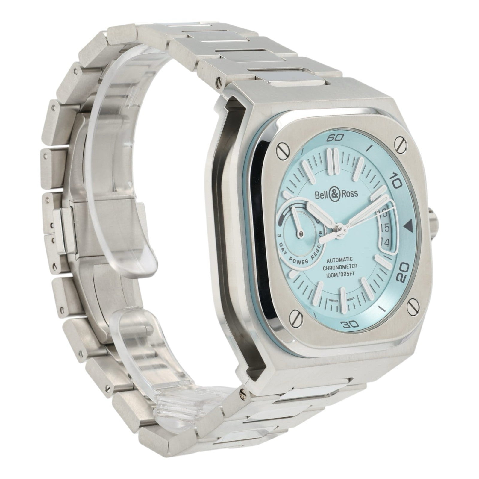 Bell & Ross BR-X5 Blue Dial Stainless Steel 41mm Automatic Men’s Watch BR-X5
