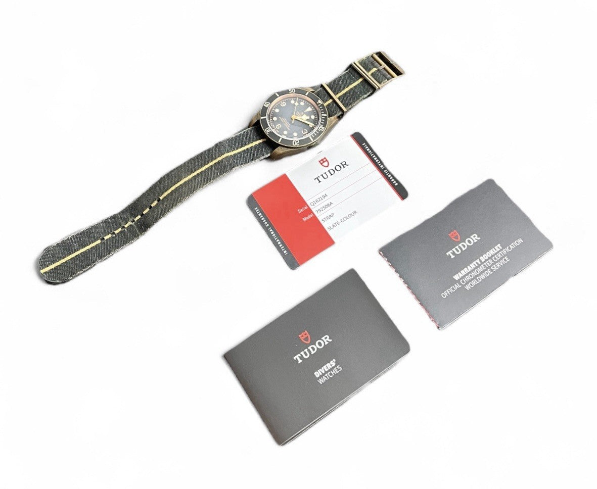Tudor Black Bay Bronze Grey Dial 43mm Automatic Movement Men’s Watch 79250BA