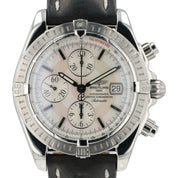 Breitling Chronomat Mother Of Pearl Dial Steel 44mm Automatic Mens Watch A13356