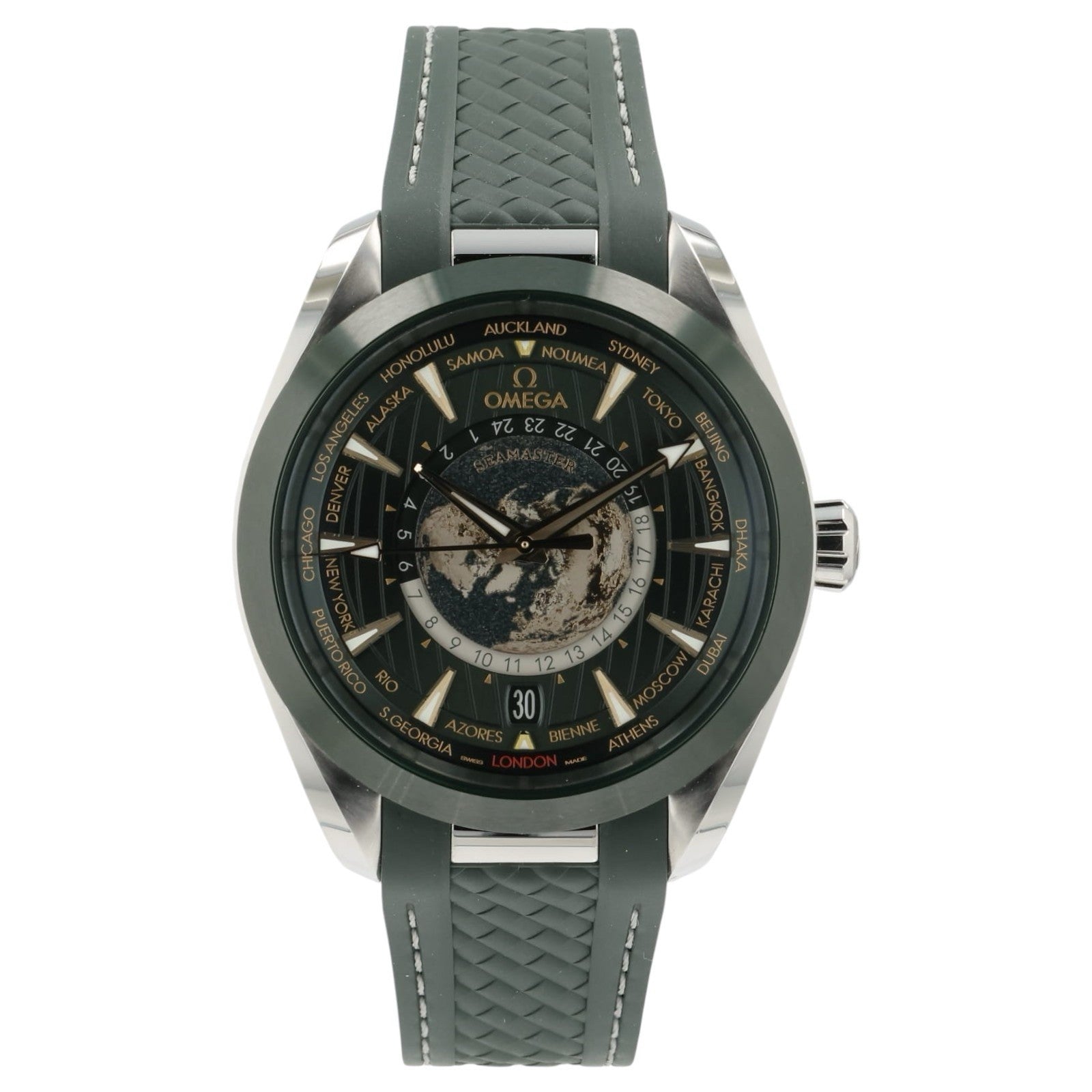 Omega Seamaster Aqua Terra Green Dial Steel 43mm Automatic 220.32.43.22.10.001