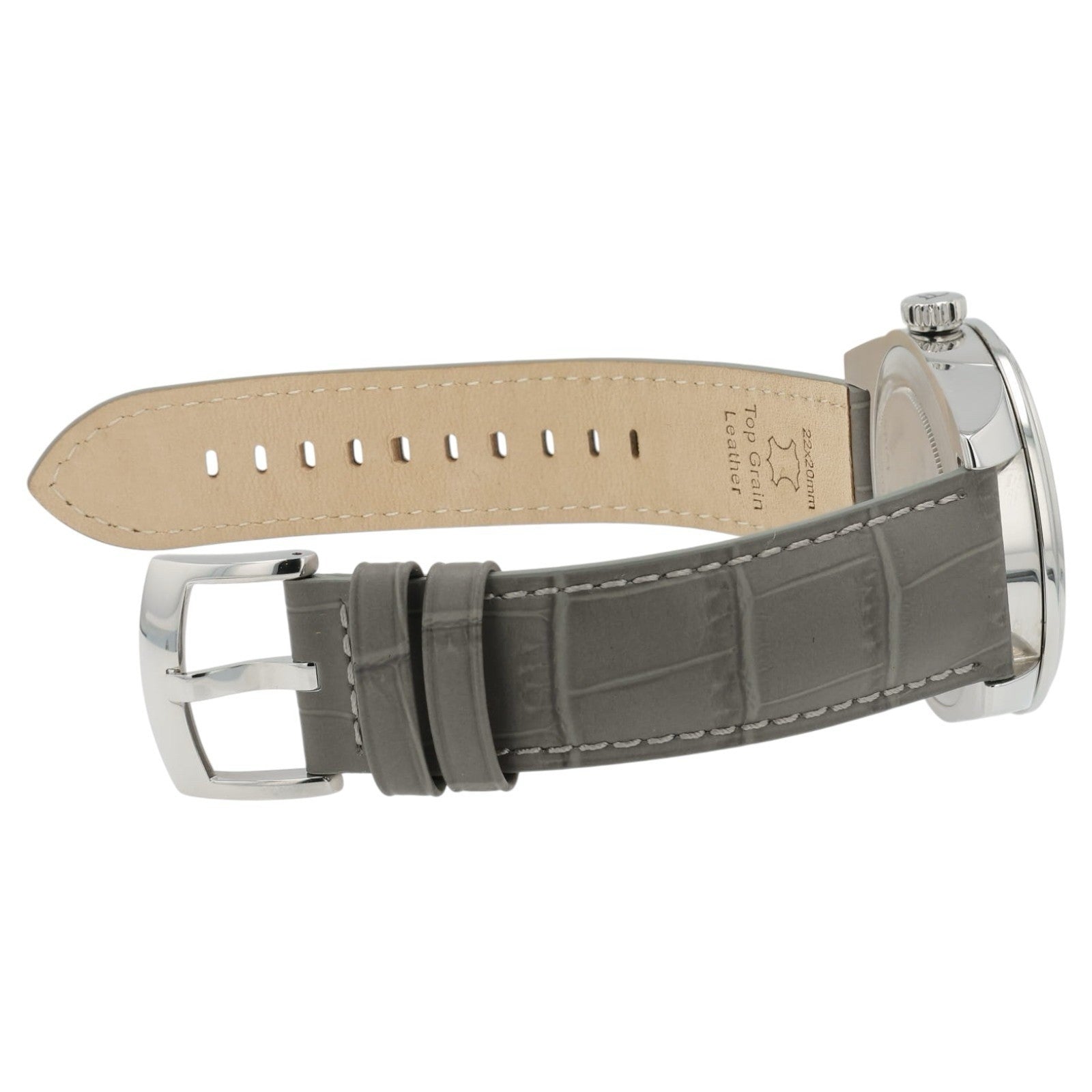Tudor Glamour Double Date Gray Dial Stainless Steel 42mm Automatic Men’s 57000
