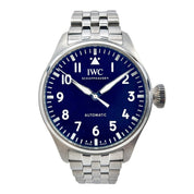 NEW 2023 IWC Big Pilot 43 Pilot's Watch Blue Dial Bracelet IW329304 Men's B&P