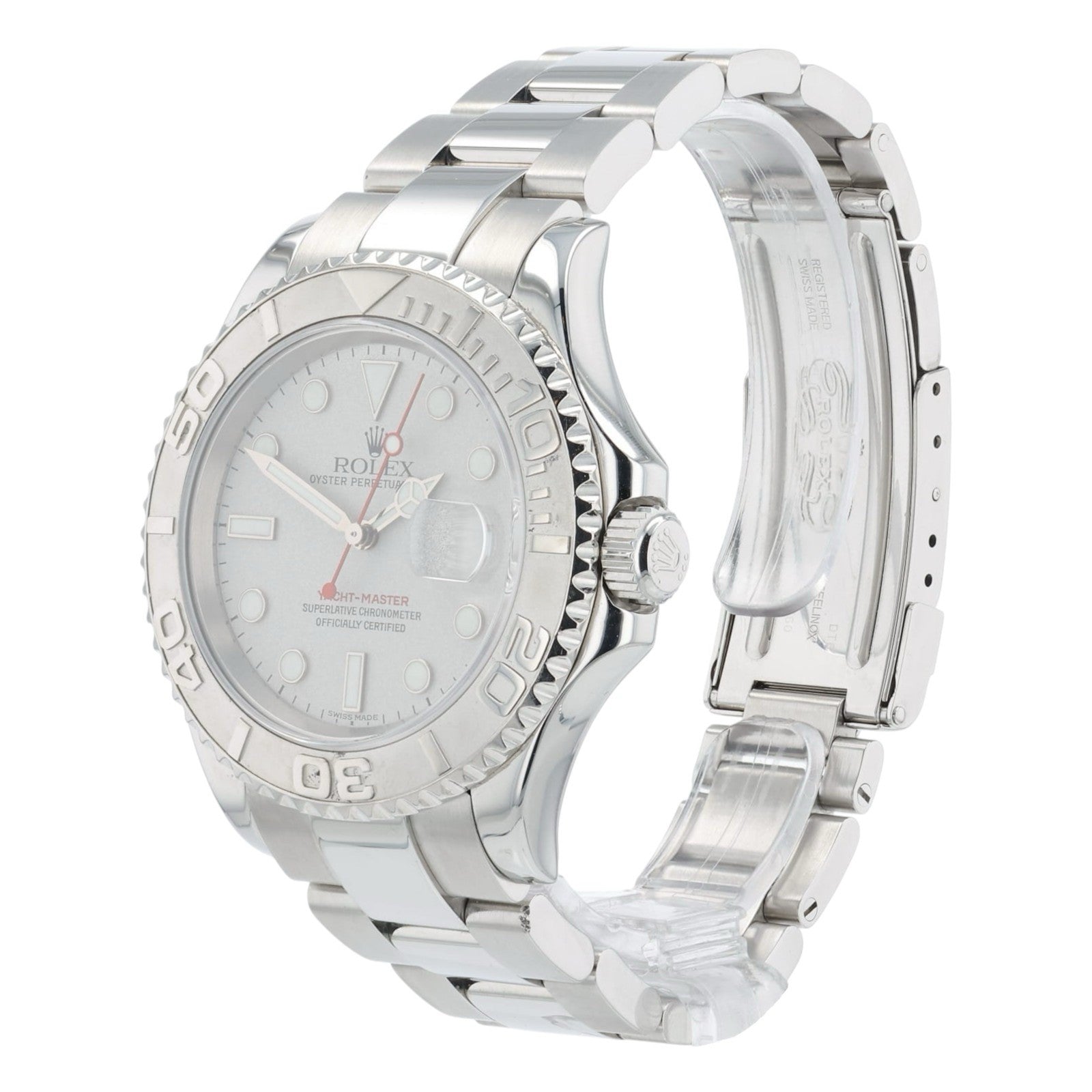 Rolex Yachtmaster Silver Dial Stainless Steel 40mm Automatic Men’s Watch 16622