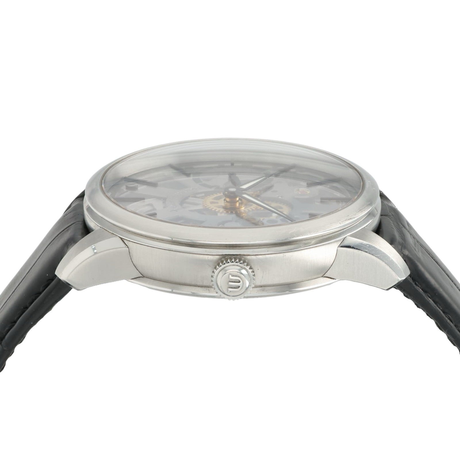 Maurice Lacroix Skeleton Dial Stainless Steel 43mm Manual Wind Mens Watch MP7138
