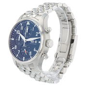 IWC Pilots Watch Chronograph Black Dial Steel 43mm Automatic Men’s IW3780023