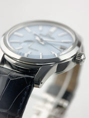 Grand Seiko Skyflake Stainless Steel Icy Blue Dial 40.2mm Automatic Mens SBGA407