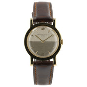 Vacheron Constantin Silver Sector Dial 18k Yellow Gold 32mm Wind Up Watch 4898