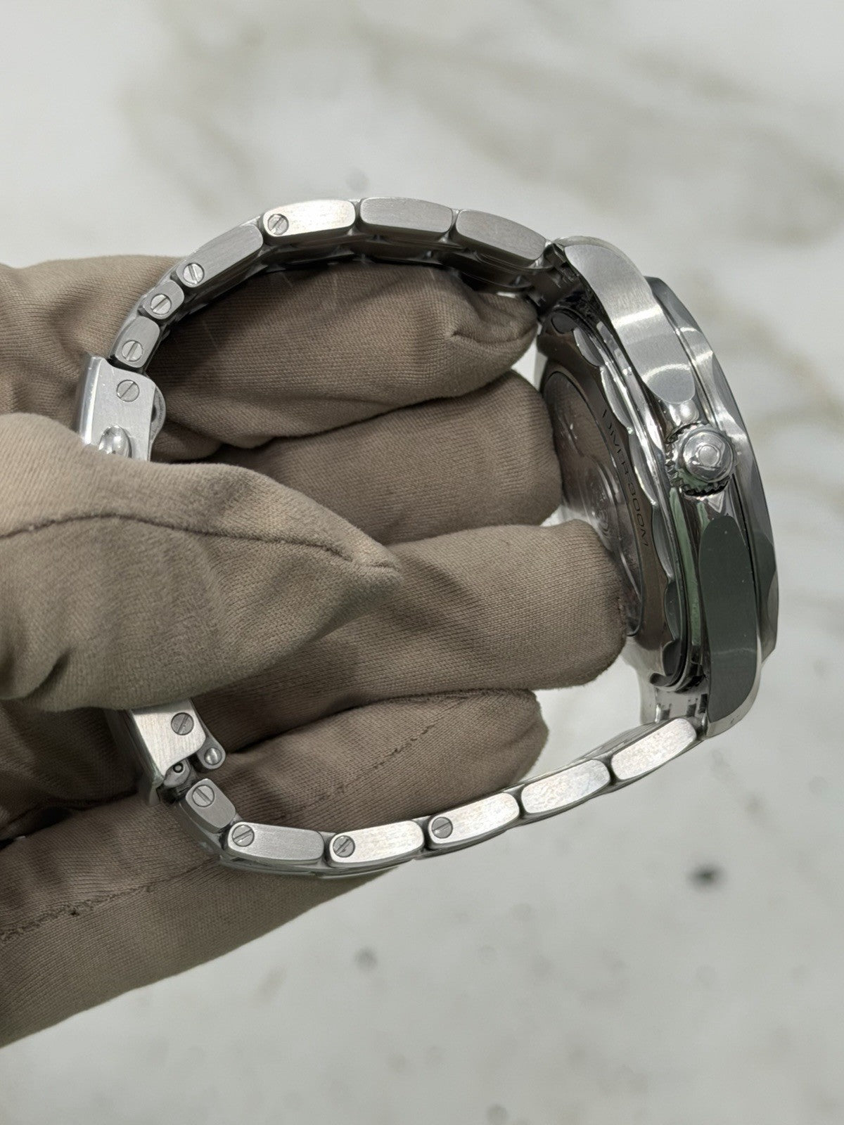 2022 Omega Seamaster Wave 300m Diver Blue Ceramic Watch 210.30.42.20.03.001