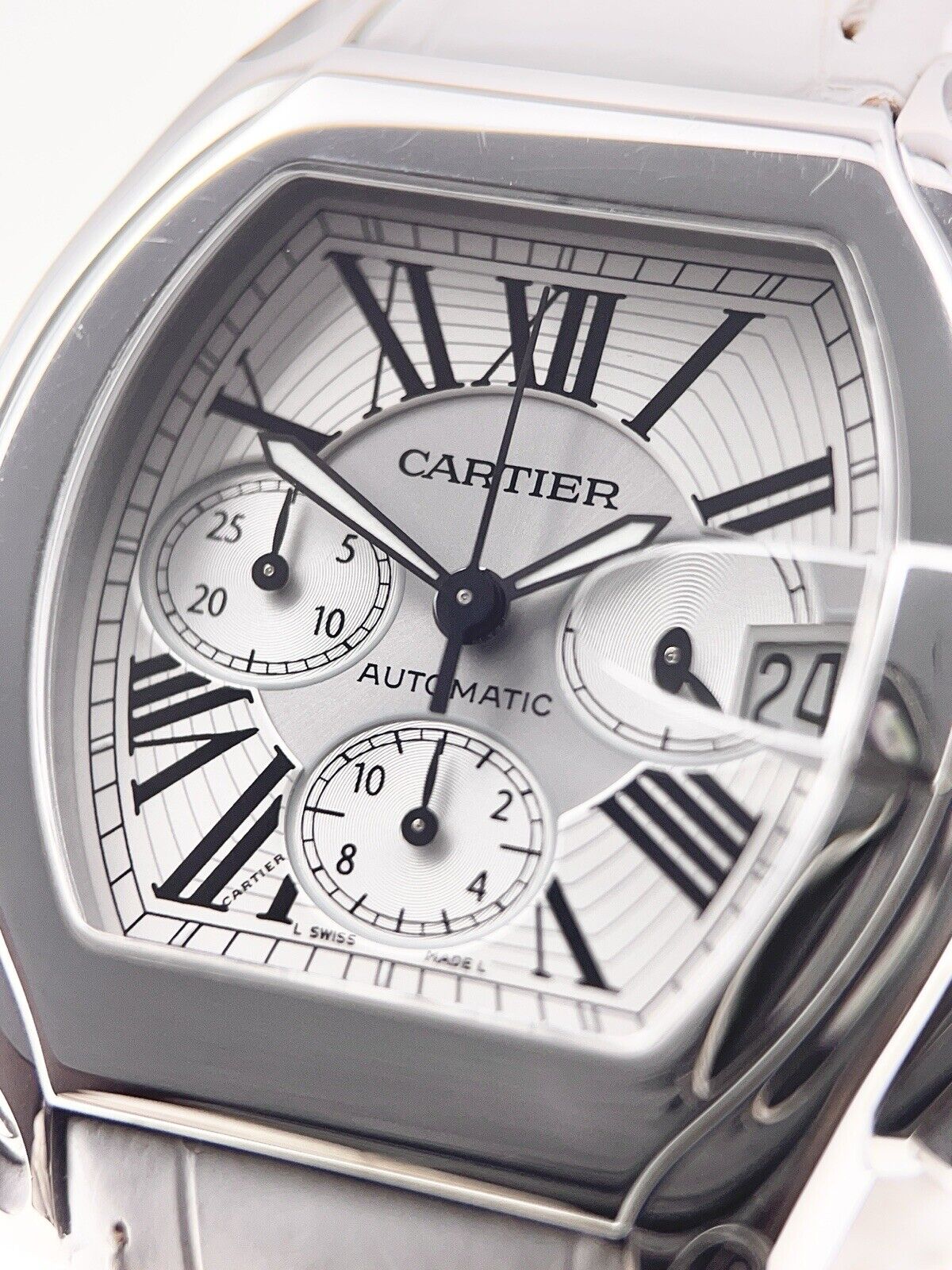 Cartier Roadster XL Chronograph Steel 43mm Automatic Men’s Watch W62019X6