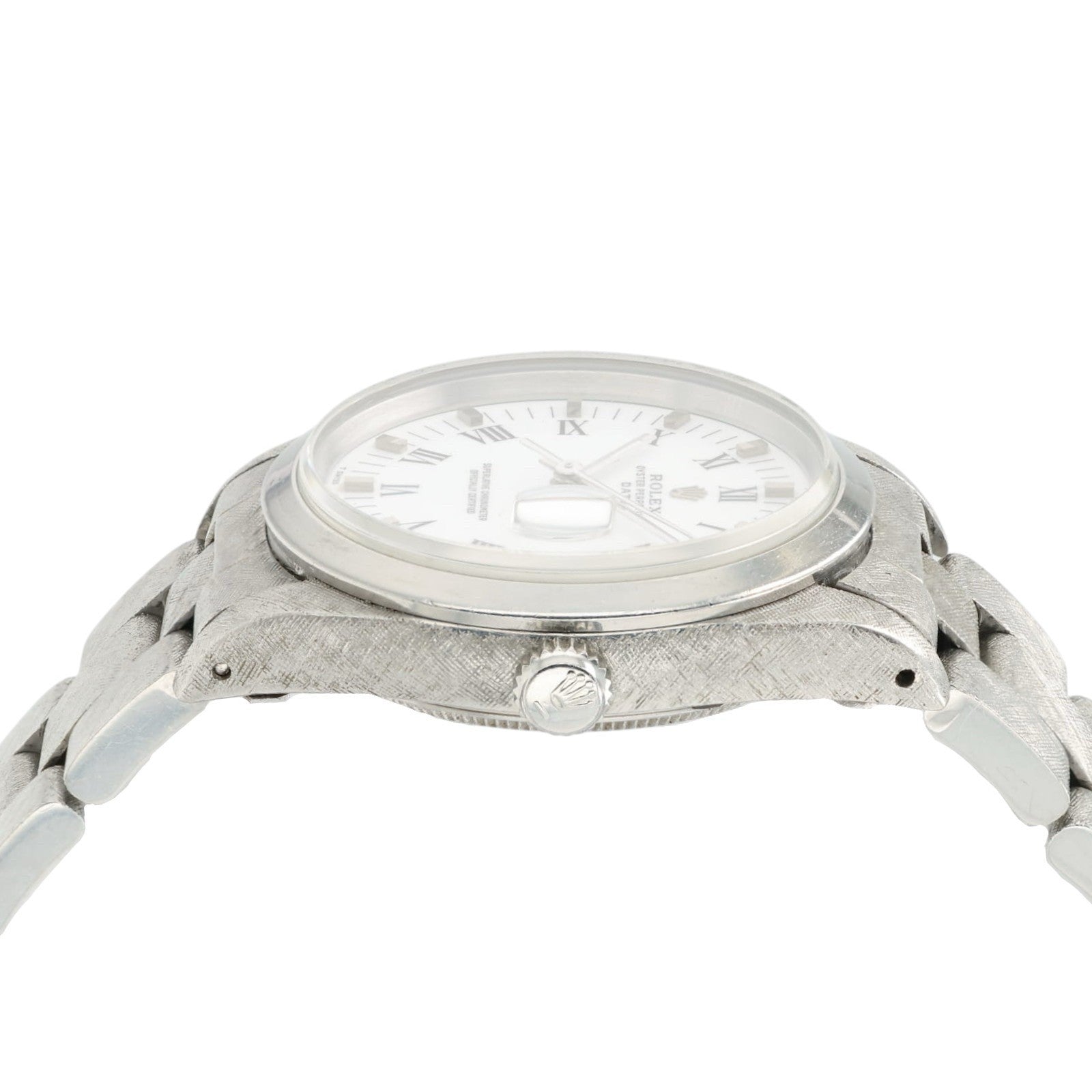 Rolex Date White Dial Stainless Steel 34mm Automatic Movement Mens Watch 15200
