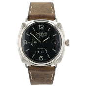 Panerai Radiomir 10 Days GMT Black Dial 45mm 18k White Gold Automatic PAM00235