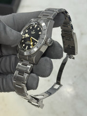 TUDOR Black Bay Pro Stainless Steel GMT Men's Black Dial Watch 79470-0001