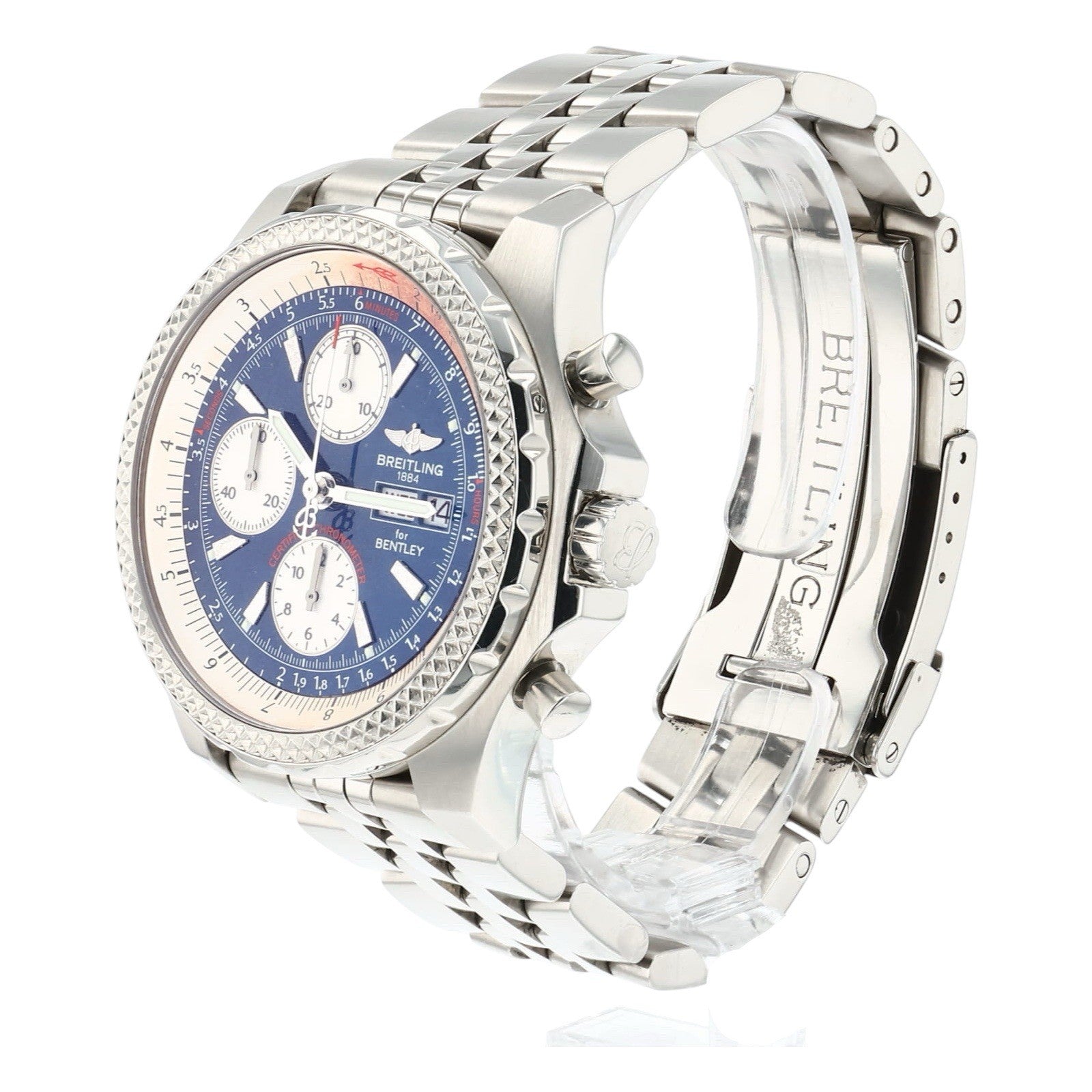 Breitling Bentley GT Stainless Steel Blue Dial 45mm Automatic Men’s Watch A13363