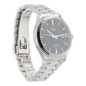 Tudor Style Stainless Steel Black Dial 41mm Automatic Movement Mens Watch 12710