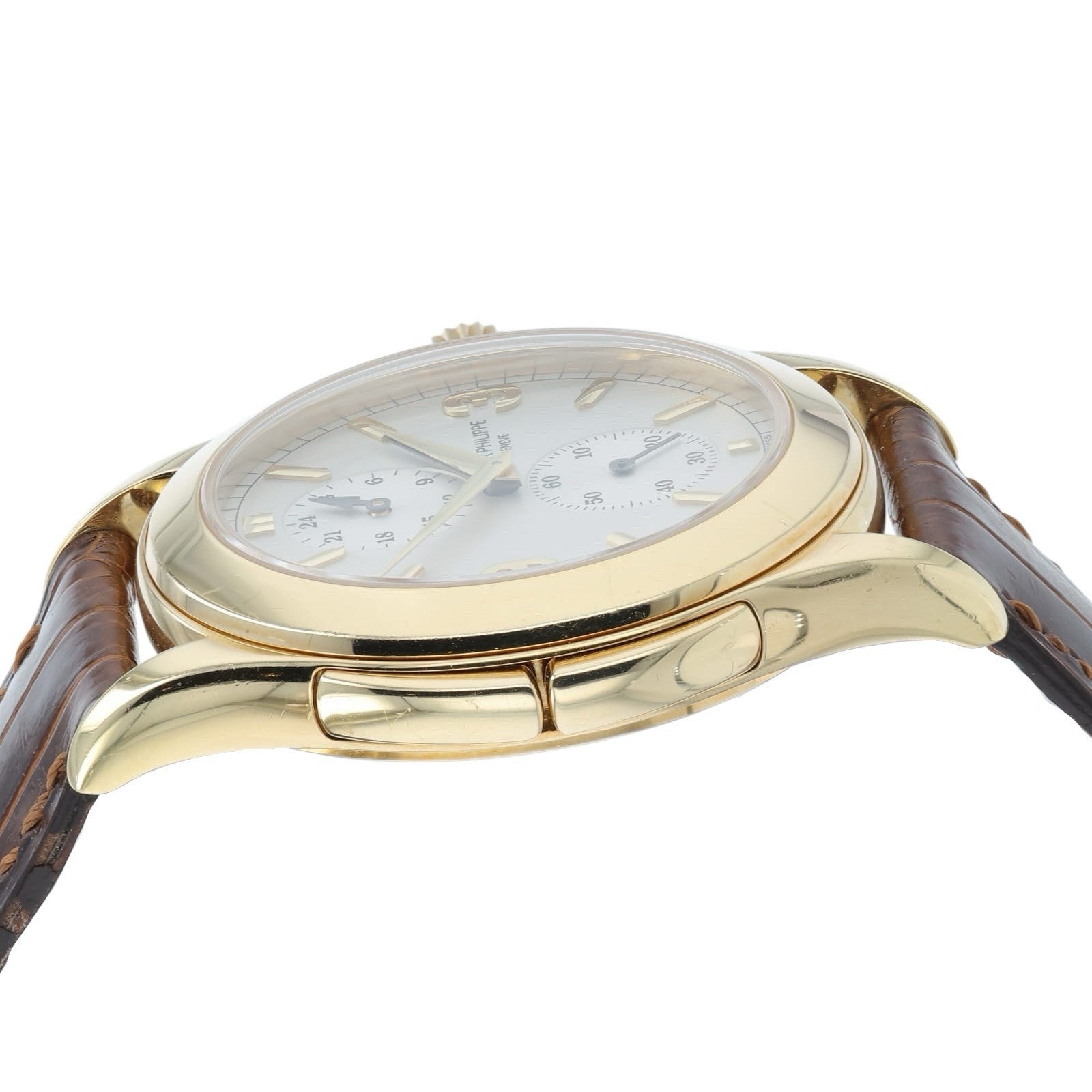 Patek Calatrava Silver Dial 18k Yellow Gold 37mm Manual Wind Men’s Watch 5134J