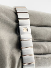 Omega Constellation Rose Gold & Steel Brown Dial 24mm Quartz 123.25.24.60.63.001