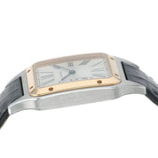 Cartier Santos Dumont Silver Dial Steel and Gold 31mm Quartz Mens Watch W2SA0011