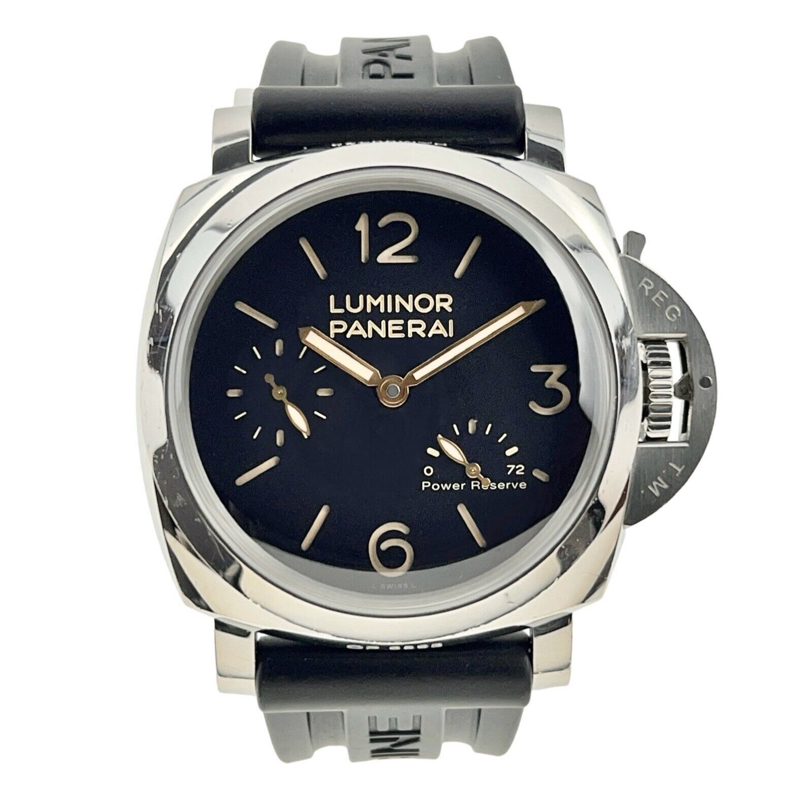 Panerai Luminor Power Reserve Steel 47mm Manual Wind Men’s Watch PAM00423