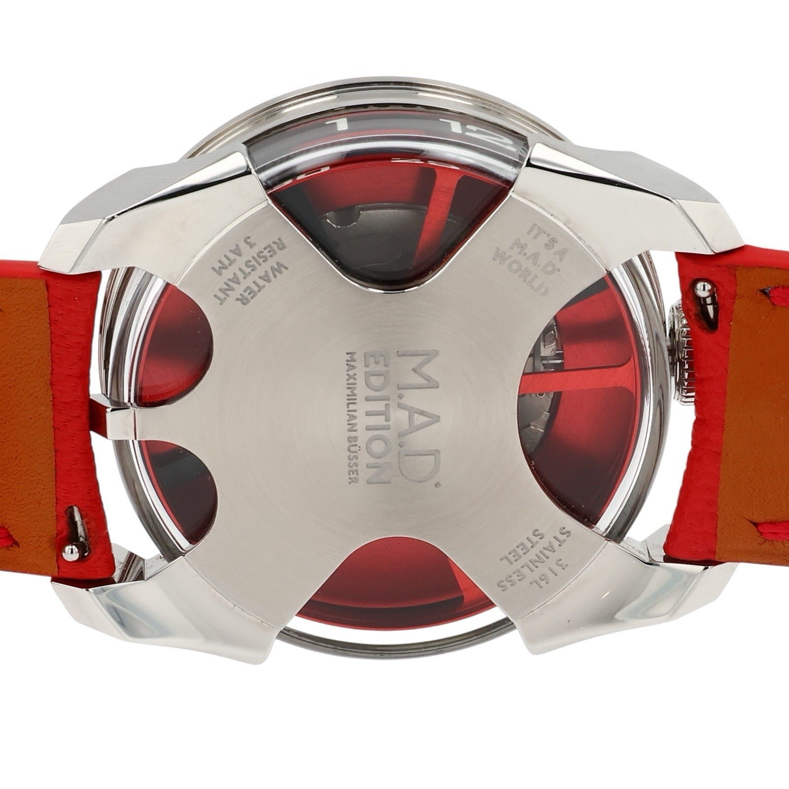 MB&F M.A.D 1 Stainless Steel Red Dial 42mm Automatic Movement Men’s Edition 1