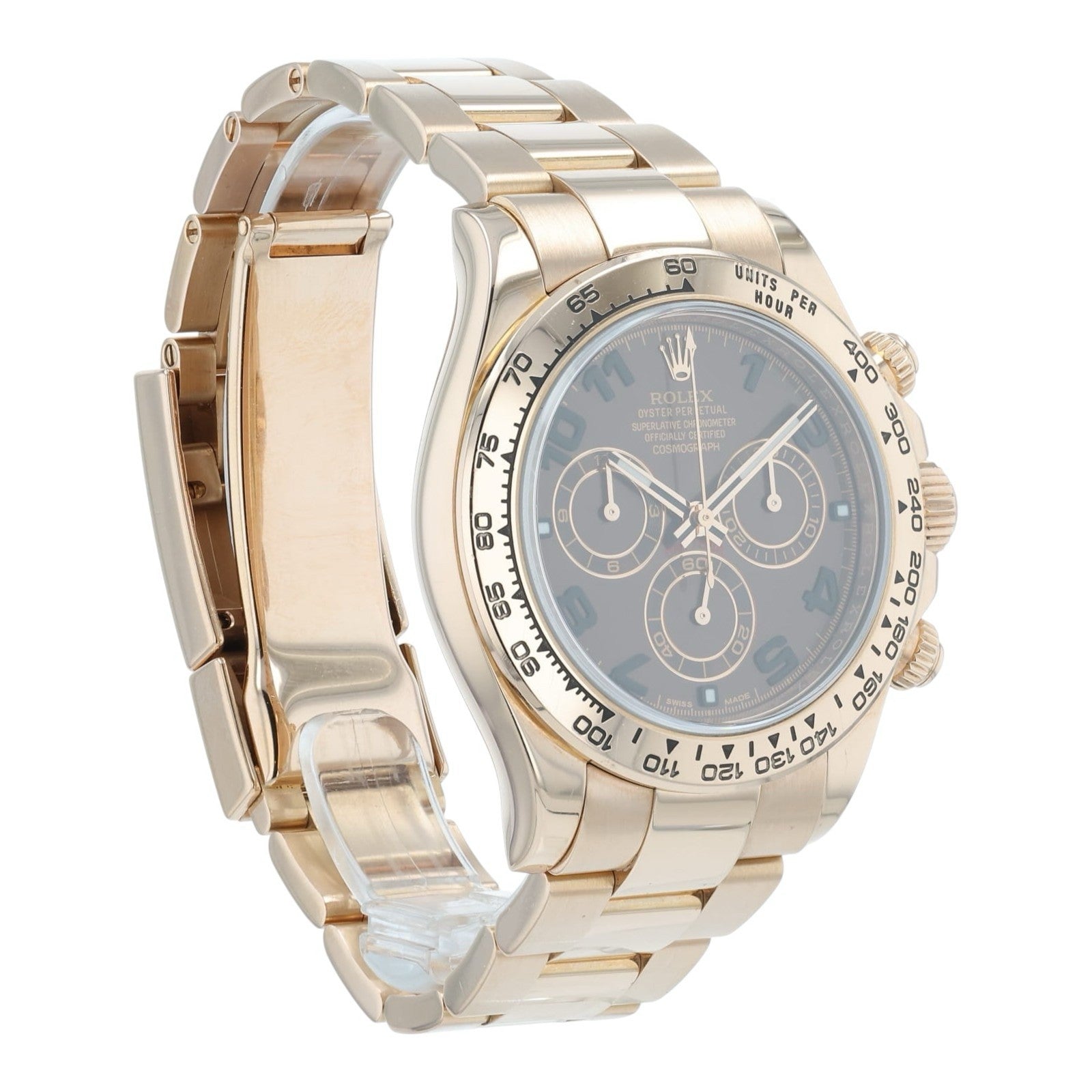 Rolex Daytona 18k Rose Gold Chocolate Dial 40mm Automatic Mens Watch 116505