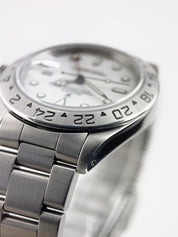 Rolex Explorer II Stainless Steel White Dial 40mm Automatic Mens Watch 16570