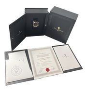 Louis Moinet Geograph Black Dial Steel and Rose Gold 45.5mm Automatic Mens Watch