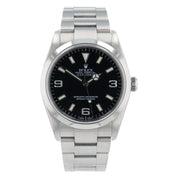 2007 Rolex Explorer 114270 Black Dial SS Oyster Engraved Rehaut No Papers 36mm