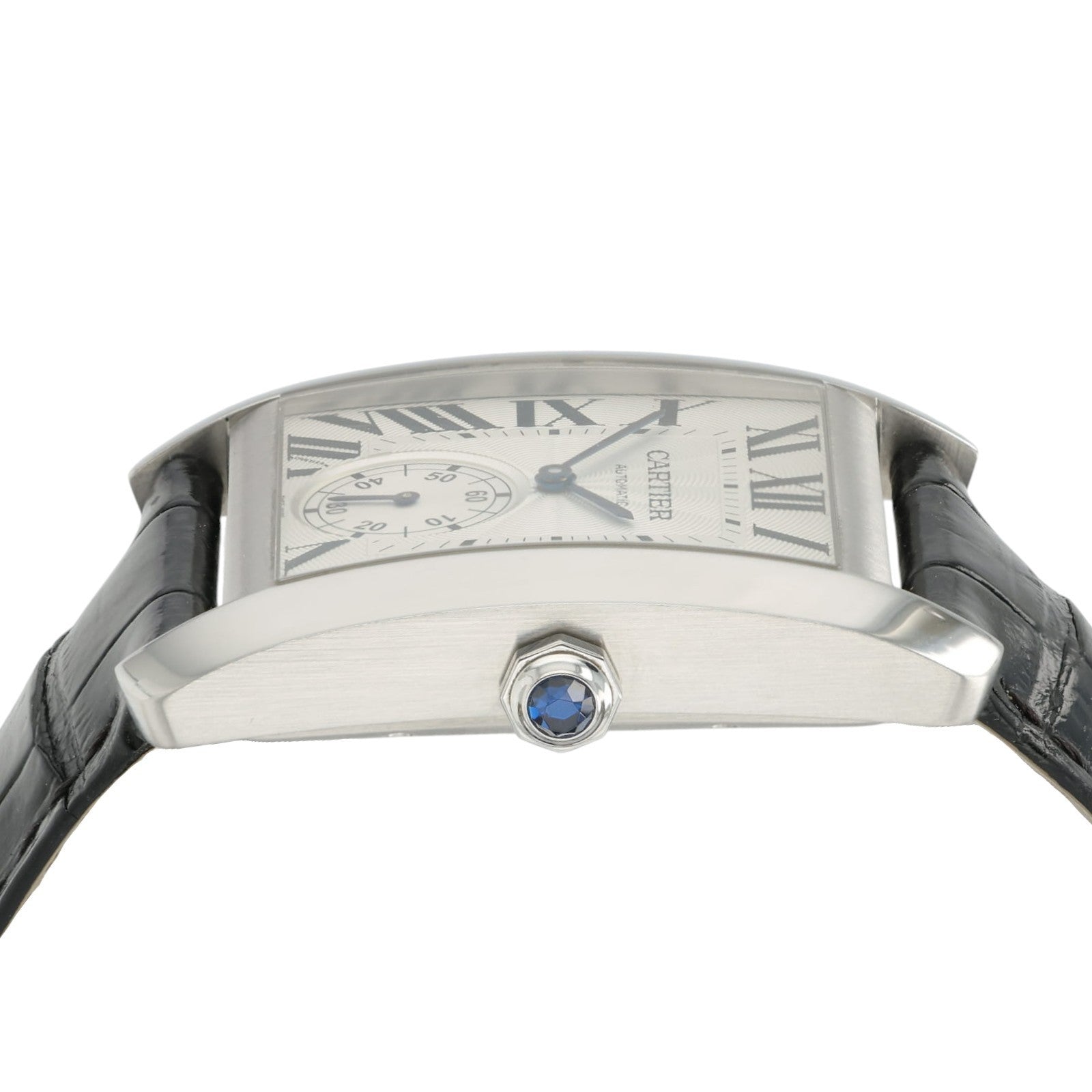 Cartier Tank MC Large Silver Dial Stainless Steel 34.3x44mm Automatic W5330003