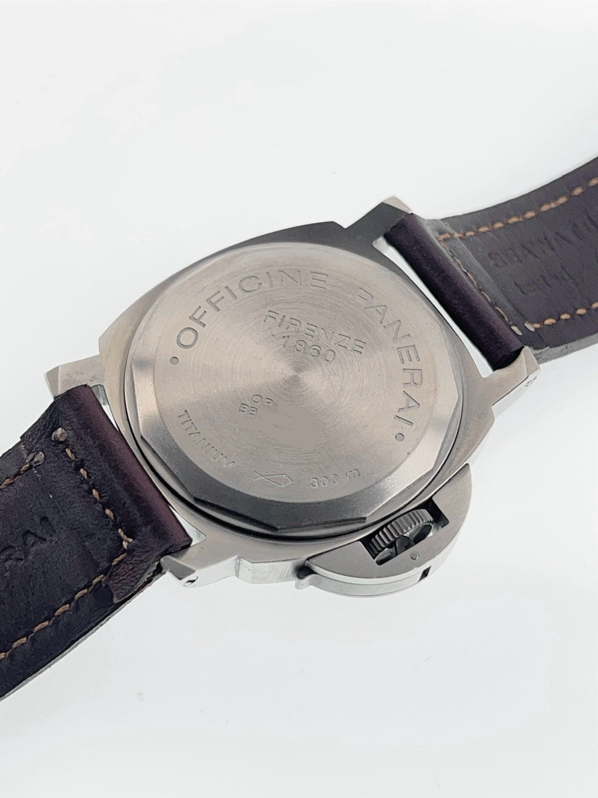 Panerai Luminor Power Reserve Titanium Black Dial 44mm Automatic Mens PAM00057