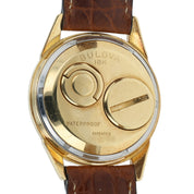 Bulova Accutron Spaceview Skeleton Dial 18k Gold 34mm Men's Watch