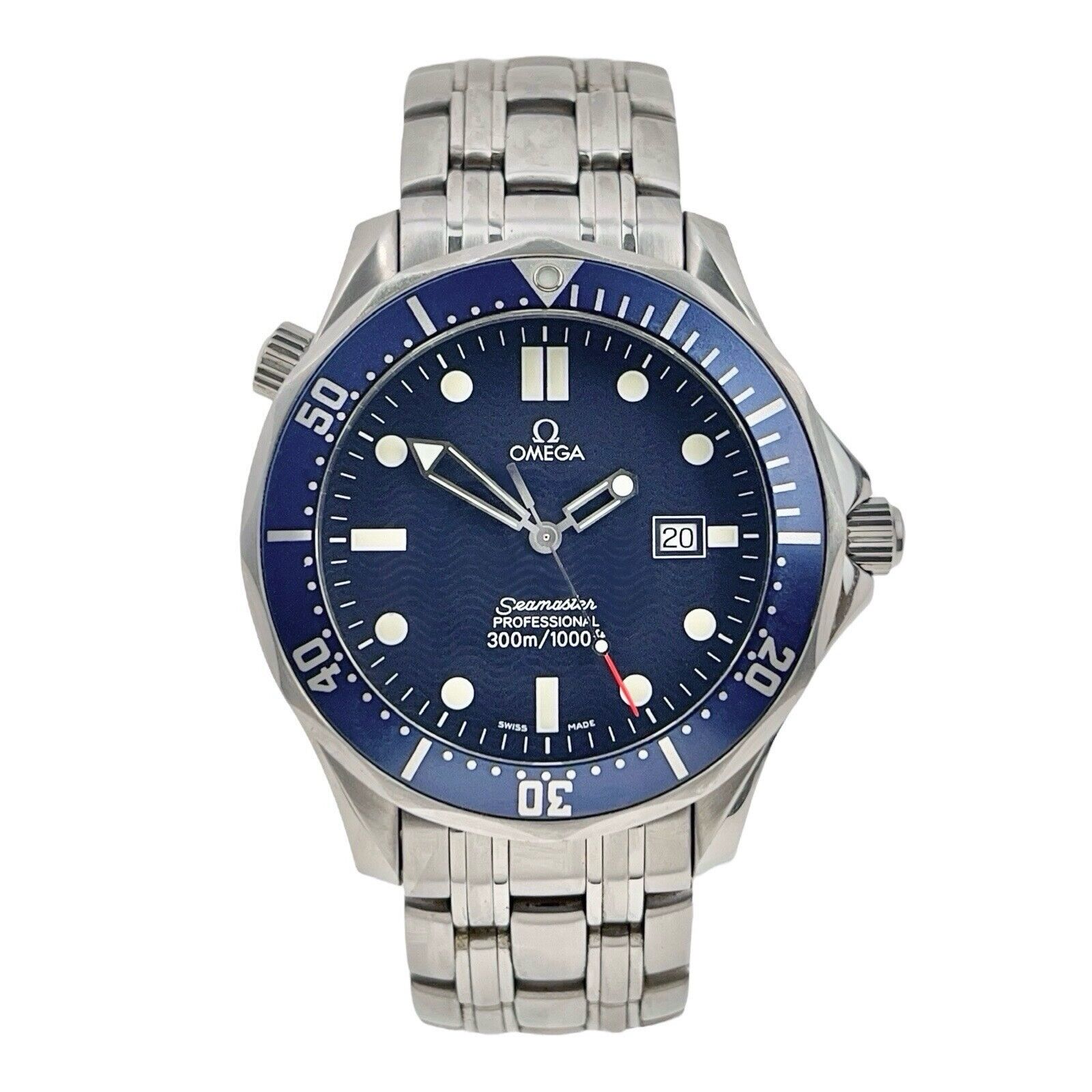 Omega Seamaster Diver 300m Steel Blue 41mm Quartz Men’s Watch 2541.80.00