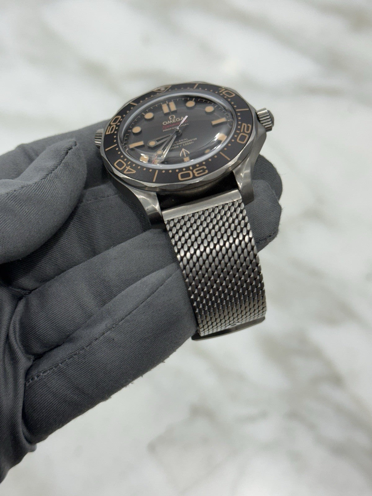 Omega Seamaster NTTD James Bond 007 “No Time To Die” Watch 210.90.42.20.01.001